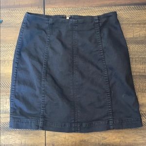 Black Free People Mini Skirt sz 2
